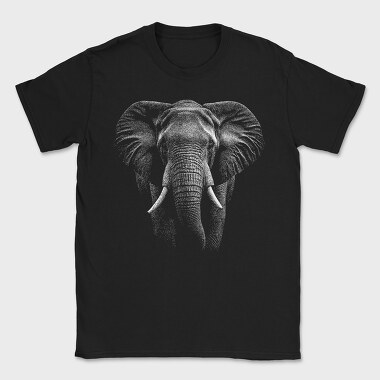 Realistic Elephant, Tricou Barbati (Unisex)
