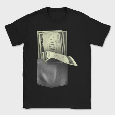 Realistic Money Pocket, Tricou Barbati (Unisex)