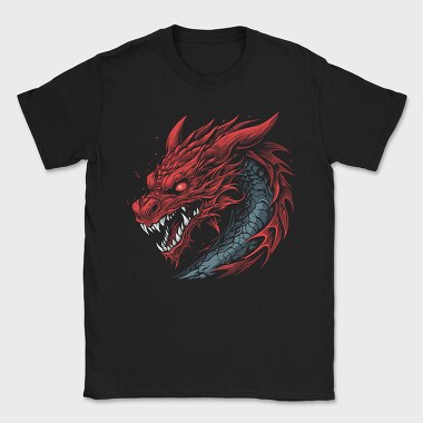 Red Dragon, Tricou Barbati (Unisex)