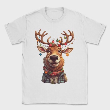 Reindeer Christmas Funny, Tricou Barbati (Unisex)