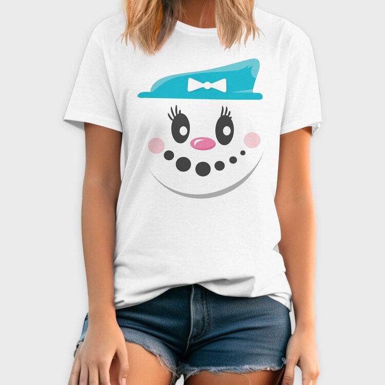 Snow Man Face 3, Tricou Barbati (Unisex)