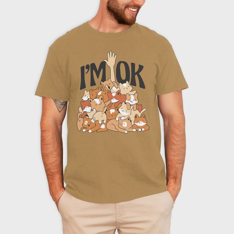 Cat Pile, Tricou Barbati (Unisex)