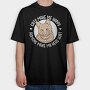 Cats Make Me Happy, Tricou Oversize Barbati (Unisex)