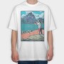 Fly Fisherman, Tricou Oversize Barbati (Unisex)