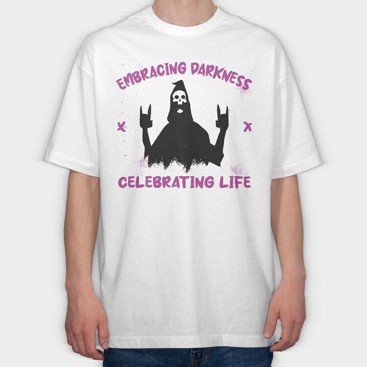 Embracing Darkness, Tricou Oversize Barbati (Unisex)