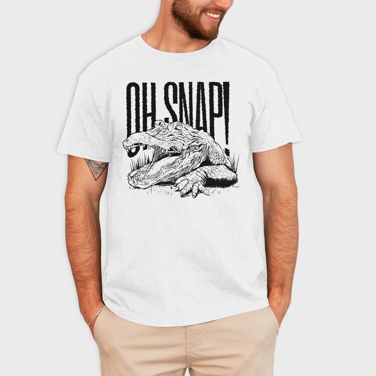 Aligator Oh Snap, Tricou Barbati (Unisex)
