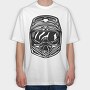 Motocross Helmet, Tricou Oversize Barbati (Unisex)