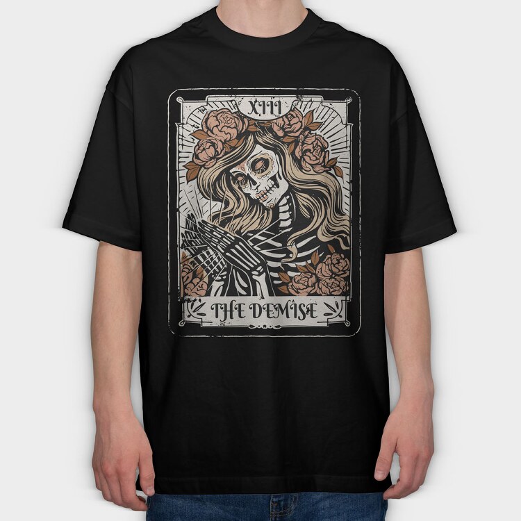 The Demised Trot Card, Tricou Oversize Barbati (Unisex)