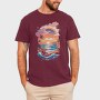 Greece Landscape Sunset, Tricou Barbati (Unisex)