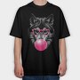 Huskyd, Tricou Oversize Barbati (Unisex)
