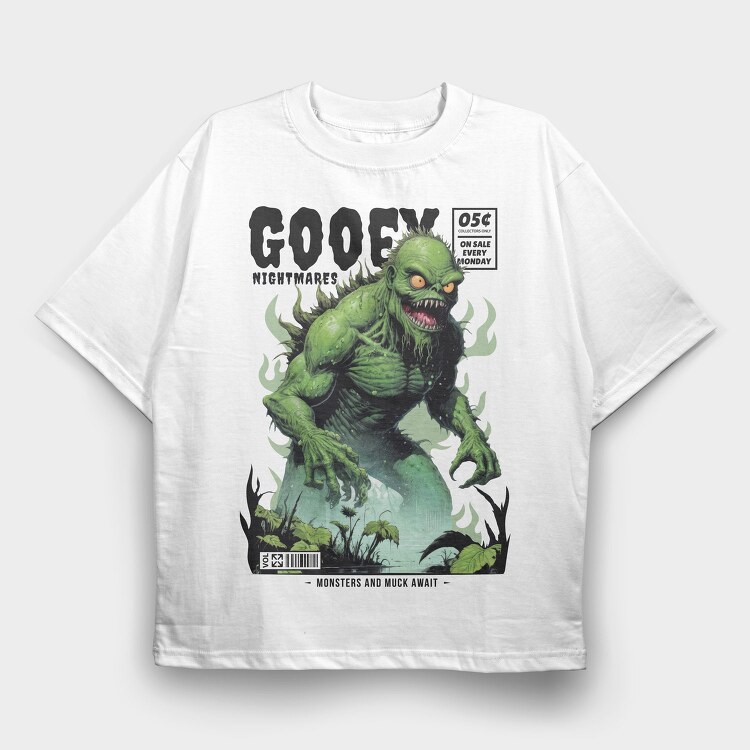 Gooey, Tricou Oversize Barbati (Unisex)
