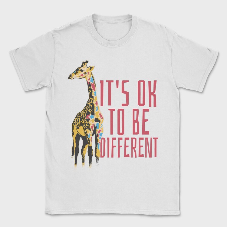 Giraffe Different, Tricou Barbati (Unisex)