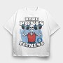 Fitness Bare Bones, Tricou Oversize Barbati (Unisex)