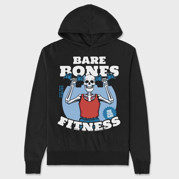Fitness Bare Bones, Hanorac Oversize Barbati (Unisex)