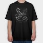 Chess Dramatic Monochrome, Tricou Oversize Barbati (Unisex)