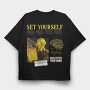 The Scream Trap, Tricou Oversize Barbati (Unisex)