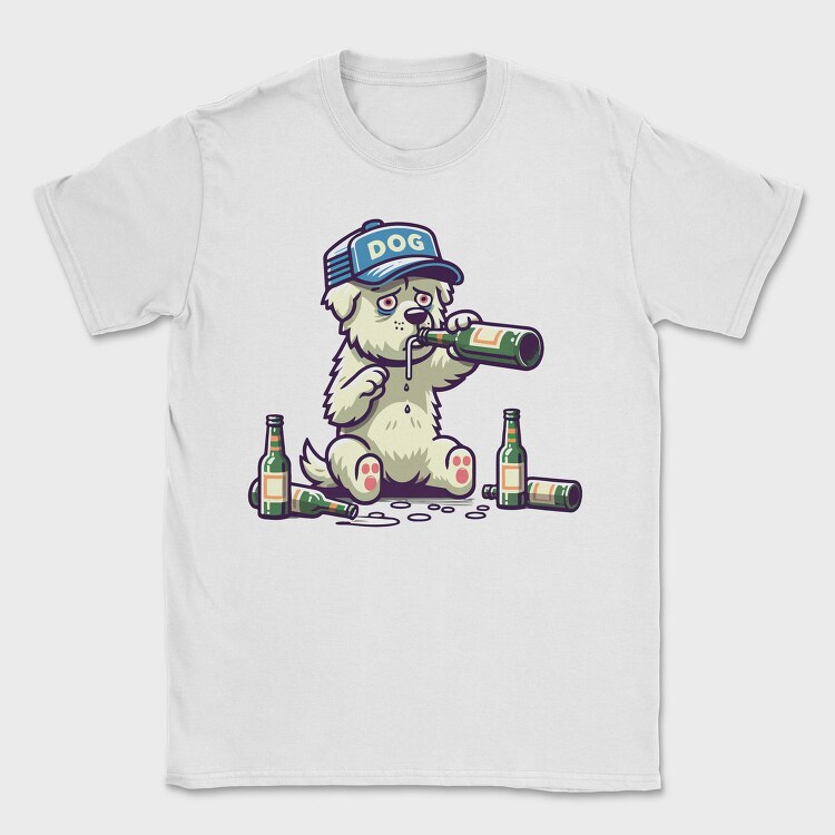 Dog Beer, Tricou Barbati (Unisex)