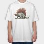 Dimetrodon, Tricou Oversize Barbati (Unisex)
