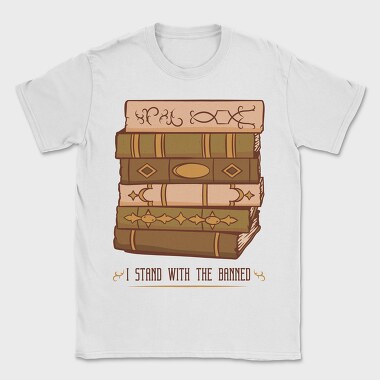 Retro Book Tower, Tricou Barbati (Unisex)