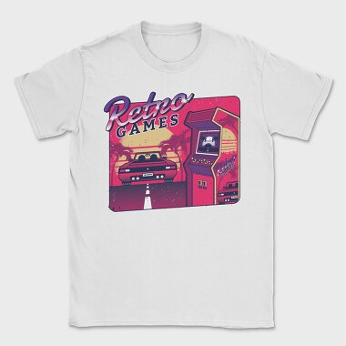 Retro Games Car, Tricou Barbati (Unisex)