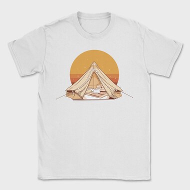 Retro Glamping, Tricou Barbati (Unisex)