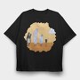 Evolution of Hard Disk, Tricou Oversize Barbati (Unisex)