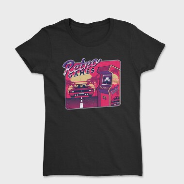 Retro Games Car, Tricou Femei