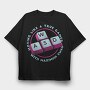 Moving Live a True Gamer, Tricou Oversize Barbati (Unisex)