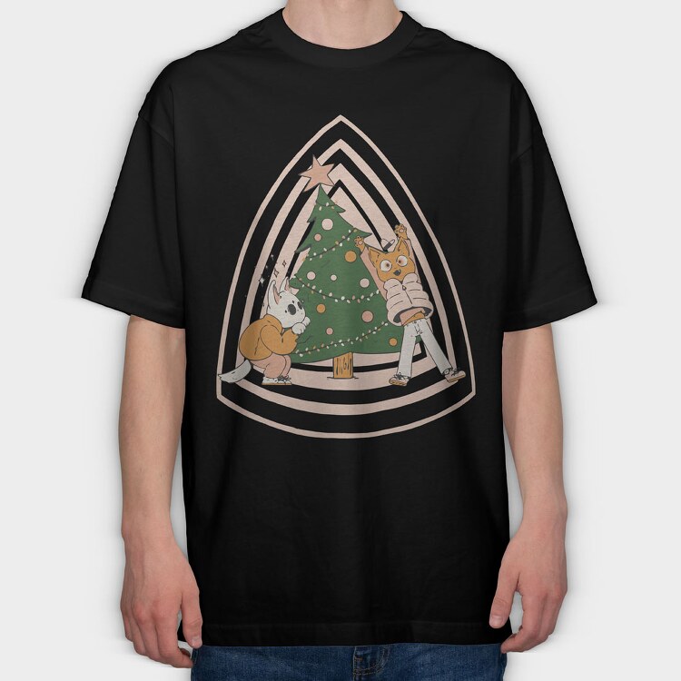 Christmas High Kids, Tricou Oversize Barbati (Unisex)