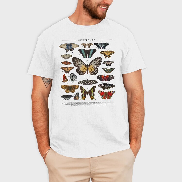 Butterflies Catalog, Tricou Barbati (Unisex)