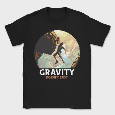 Rock Climbing Gravity, Tricou Barbati (Unisex)