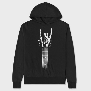Rock Hand Guitar, Hanorac Oversize Barbati (Unisex)