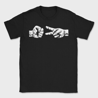 Rock Scisoors Hands, Tricou Barbati (Unisex)