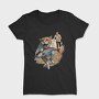 Cat Escaping With Fish, Tricou Femei