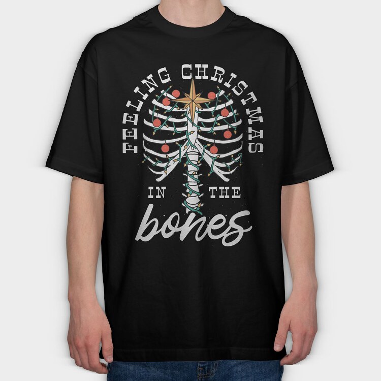 Feeling Christmas, Tricou Oversize Barbati (Unisex)