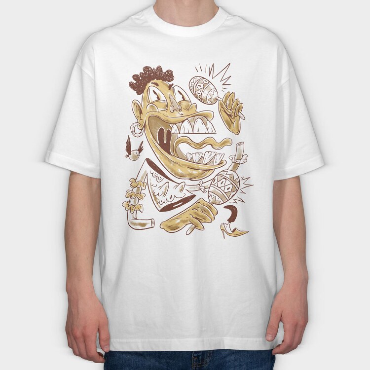 Musicians 1, Tricou Oversize Barbati (Unisex)