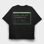 If It Works Dont Touch It, Tricou Oversize Barbati (Unisex)
