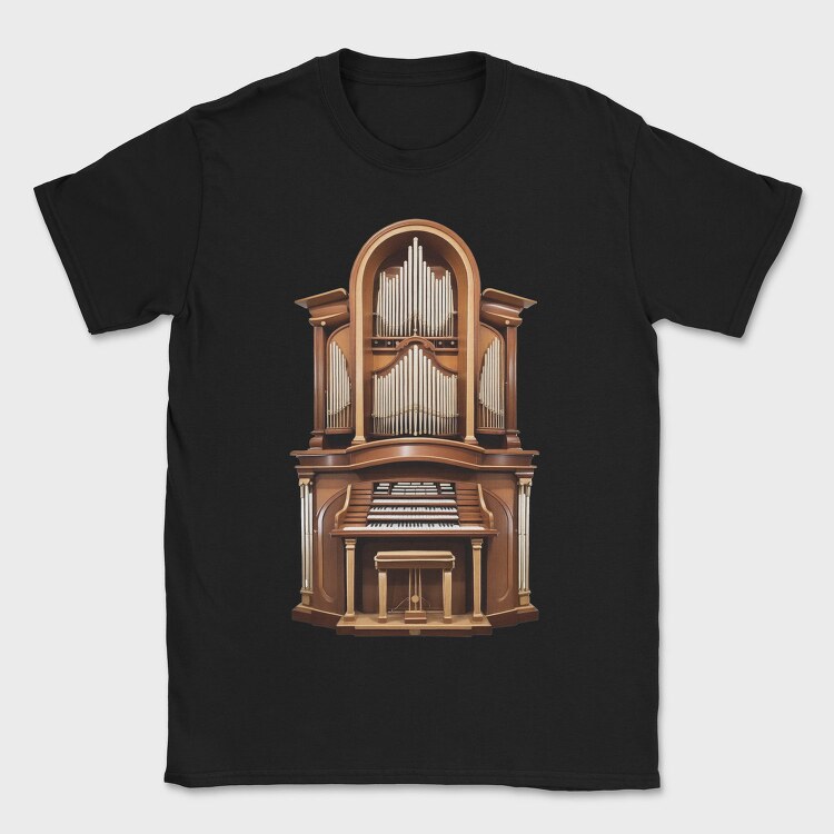 Church organ, Tricou Barbati (Unisex)