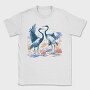 Dancing Cranes, Tricou Barbati (Unisex)
