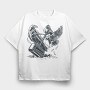 Crow Hammer, Tricou Oversize Barbati (Unisex)