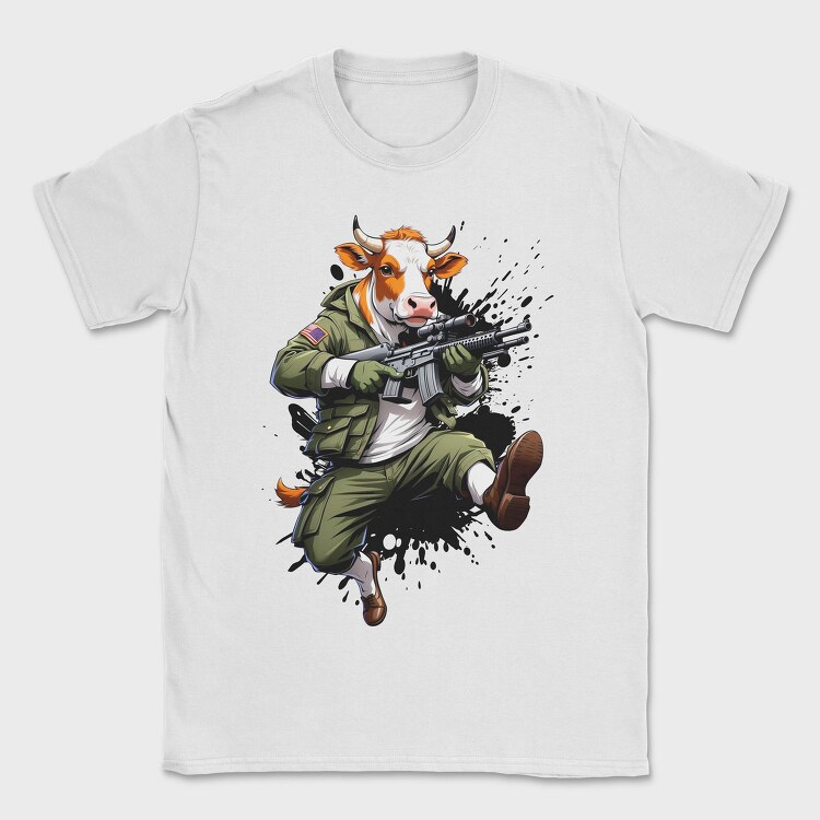 cow character, Tricou Barbati (Unisex)