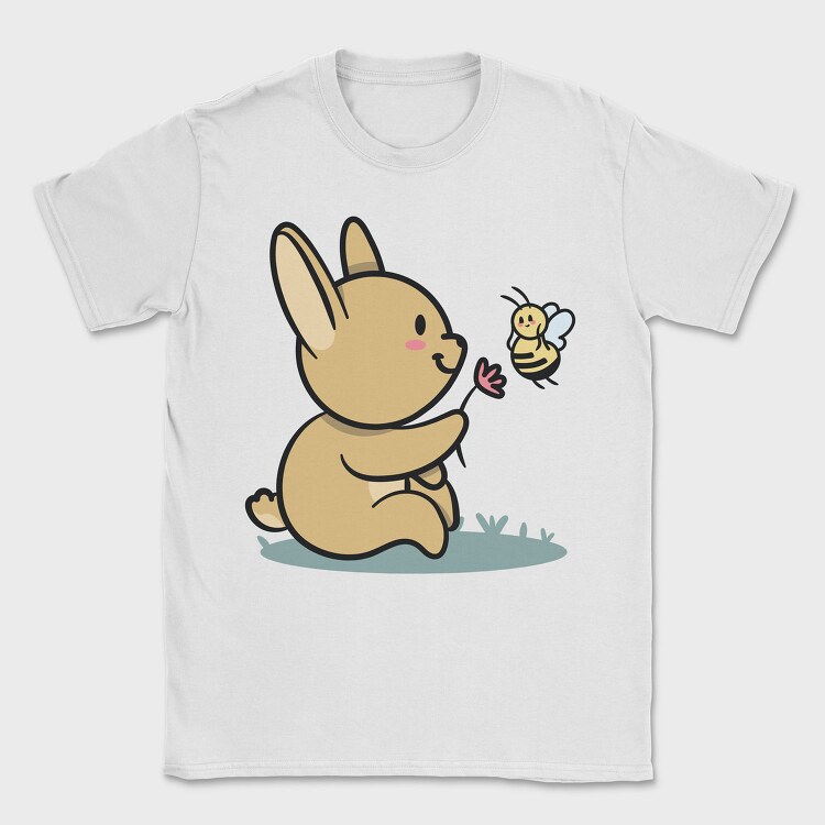 Bunny Bee, Tricou Barbati (Unisex)