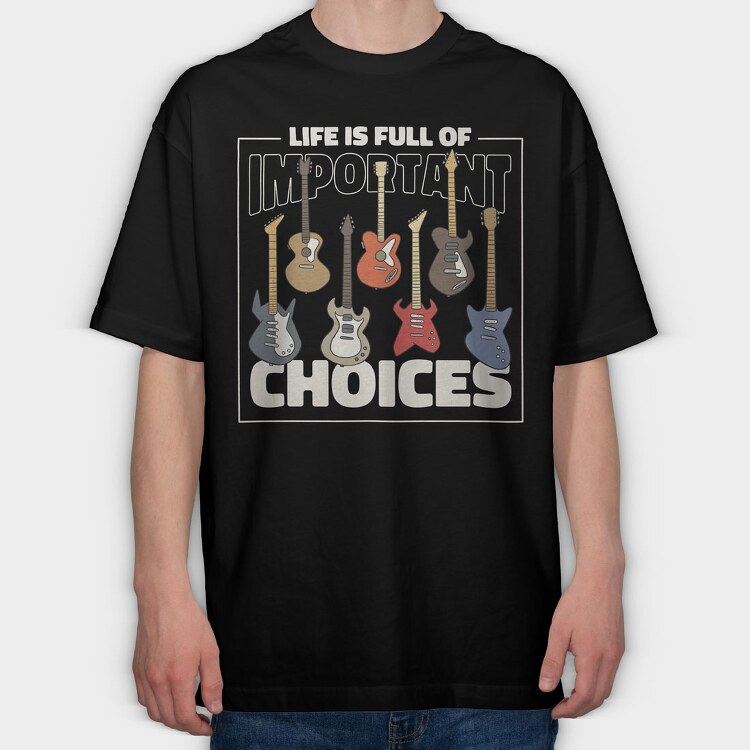 Important Choices, Tricou Oversize Barbati (Unisex)
