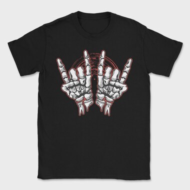 Rock Skeleton Hands, Tricou Barbati (Unisex)
