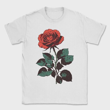 Rose Draw, Tricou Barbati (Unisex)
