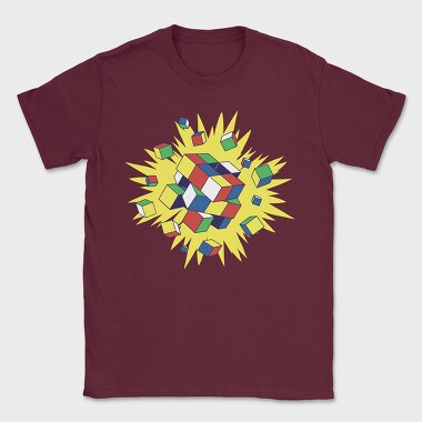Rubik Explosion, Tricou Barbati (Unisex)