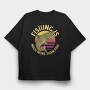 Fishing Is Much More Than Fish, Tricou Oversize Barbati (Unisex)