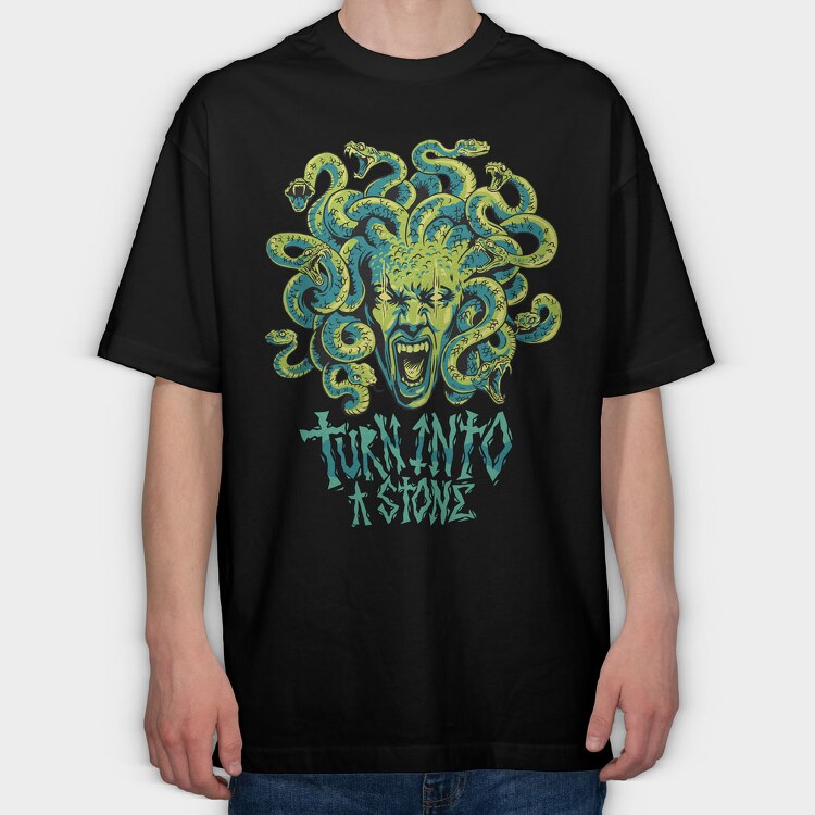 Mythology Meduza, Tricou Oversize Barbati (Unisex)