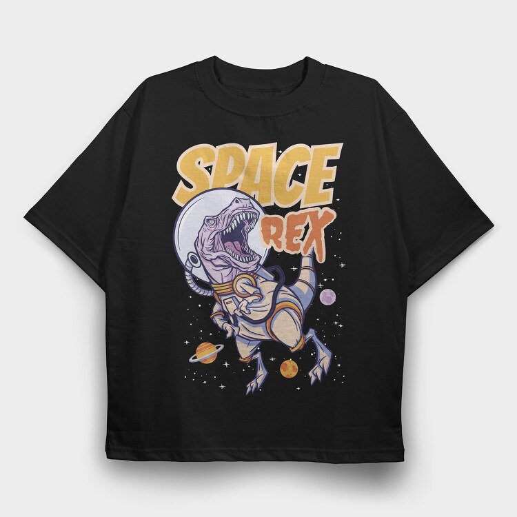 Trex Space, Tricou Oversize Barbati (Unisex)