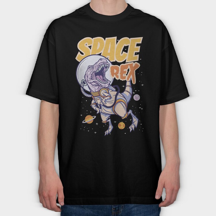 Trex Space, Tricou Oversize Barbati (Unisex)